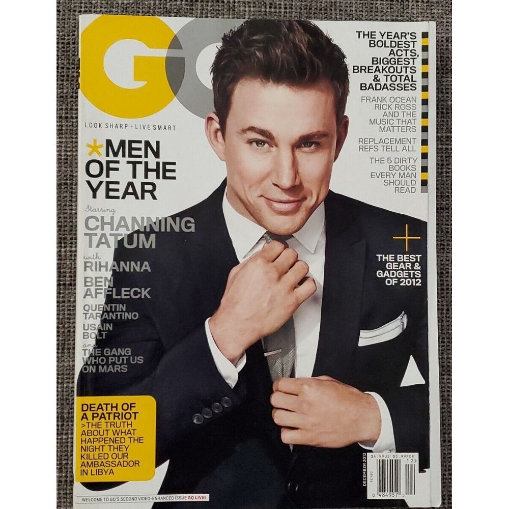 GQ MAGAZINE DECEMBER‎ 2012 CHANNING TATUM